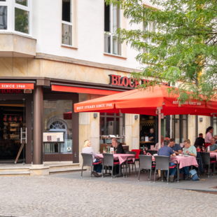BLOCK HOUSE Bielefeld Außenbereich des BLOCK HOUSE Restaurants in Bielefeld
