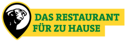 BLOCK HOUSE Kampagnenlogo mit einem Abbild des Bullen und der Aufschrift "Das Restaurant für zu Hause"