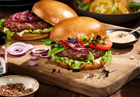 BLOCK HOUSE Brioche-Burger mit Rindfleischpatty 